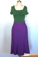 Fitted & Flared Silk Panel Skirt  Style #1796