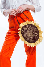 Embroidered Sunflower Bag