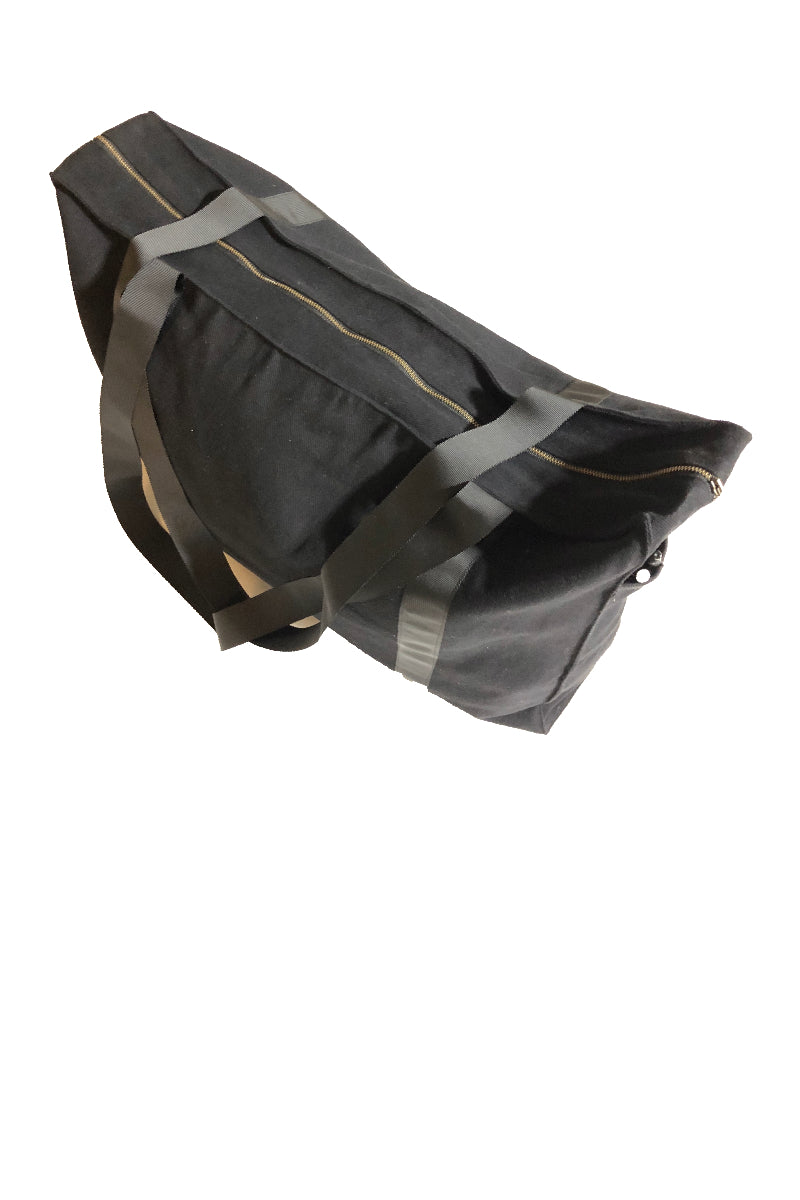 Cotton Canvas Eco Bag (Black) - Style # 111K