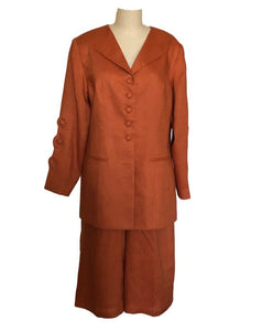 Classic Linen Shorts - Style #216K (Coffee Bean)