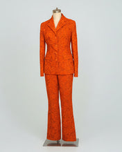 Lace and Linen Pant Suit - Style # 2305LK (Orange)
