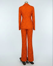 Lace and Linen Pant Suit - Style # 2305LK (Orange)