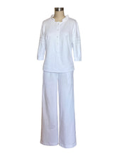 Mandarine Collar Sweatsuit (White) - Style # 2501PK