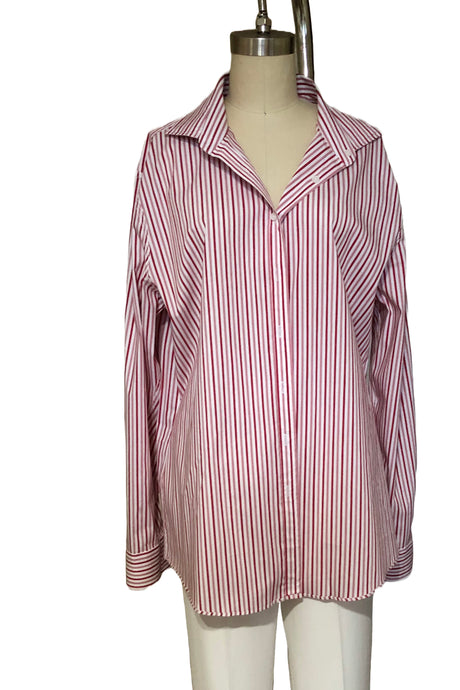 Striped Big Shirt - Style # UK102