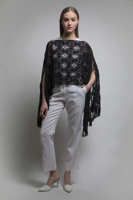 Limited Edition Hand Crochet Lace Poncho