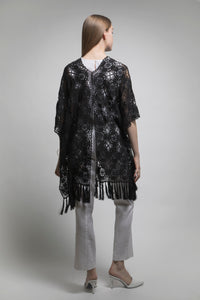 Limited Edition Hand Crochet Lace Poncho