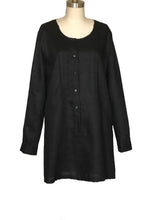 Classic Long Sleeve Linen Tunic - Style #1773K (Taupe)