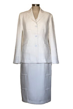 2pc Skirt Suit with Tucking Detail - Style #K206S