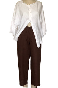 Crop Pants with Back Pocket - Style# K302RJ