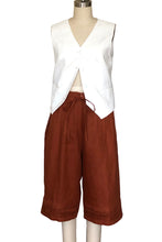 Long Shorts with Tucking Details (Coffee) - Style # K301RJ