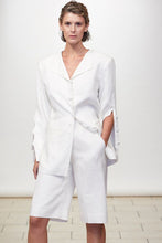 Classic Linen Jacket + Shorts Set - Style #1901JK (Coffee Bean)