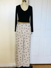 Printed Silk Chiffon Pants (Style# 103KC)