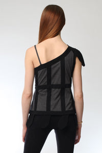 Wu One Shoulder T-Shirt Style # 9243