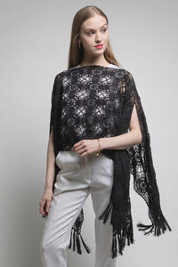 Limited Edition Hand Crochet Lace Poncho