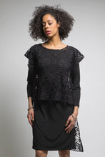 Hi Low Lace Tunic (Black)