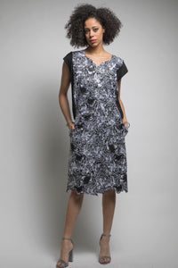 Made in NYC: Lace Panel Dress Style #155