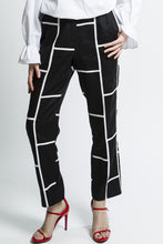 Ribbon Graphic Field 100% Linen Classic Pants (Style# K1722)