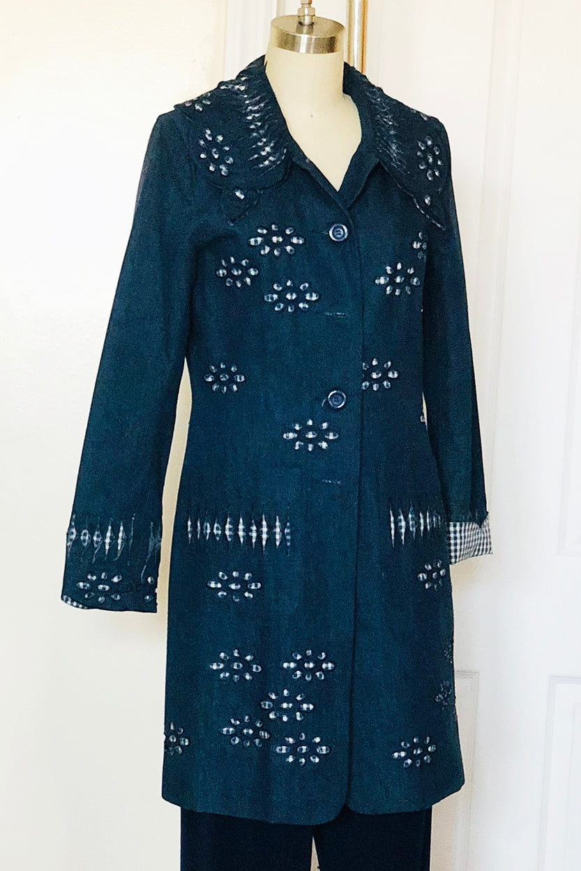 Embroidered Denim Jacket (Style #7305)