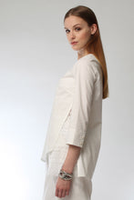 Contrast Lace Wrap Tunic Style # 1791