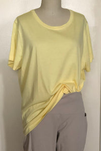 Upcyled CrewNeck Short Sleeve Tee - Style #225URJ (Beige)