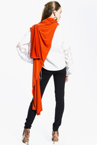 Made in NYC: Transformable Vest/Scarf (Orange) Style 143