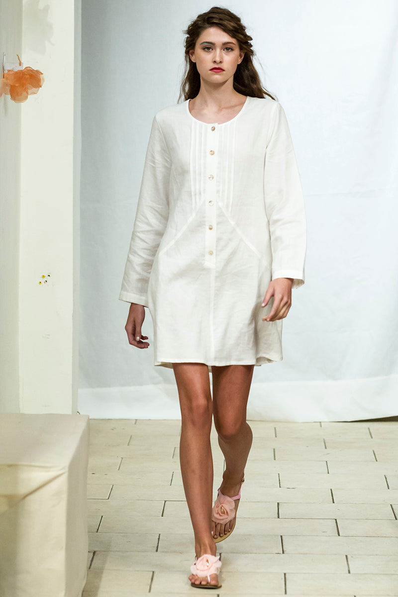 Tunic Dress (White) Style #1773