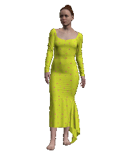 Minine Flora Print Dress (Style# 201D) White