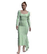 Minine Flora Print Dress (Style# 201D) White