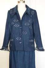 Upcycled Embroidered Denim Jacket (Style# 7305C)