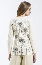 Lotus Long Sleeve T Shirt (Ivory) Style 10823