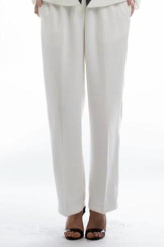 Crepe Pants (White) Style # 1113