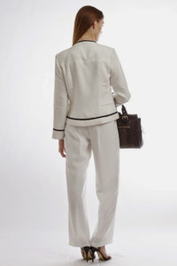 Crepe Pants (White) Style # 1113