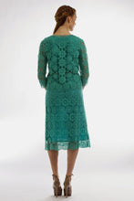 Lace Cardigan, Camisole, and Skirt Set (Teal)  Style # 1295CS