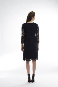 Quintessential Lace Dress (Black) Style #1298