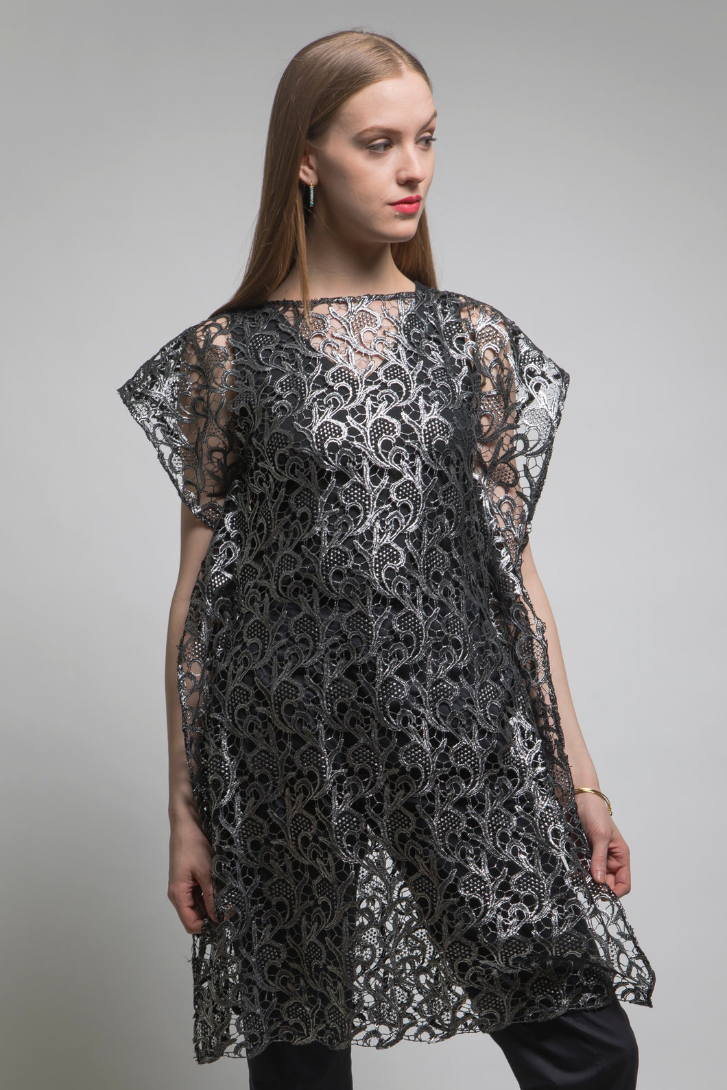 Lace Tunic (Silver) Style# 129L