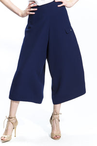 Made in NYC Wide Leg Wrap Culottes Style #145