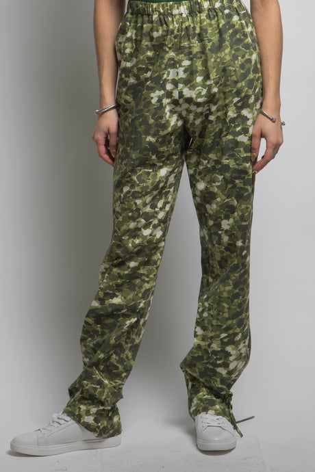 Camo Luxe Track Pants (Made in NYC) Style# 174