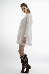 Classi Linen Long Sleeve Tunic