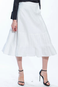 Pleated Fit and Flare Skirt Style # 1774