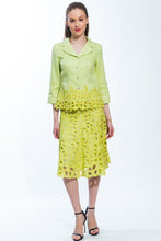 2 Piece Jacket and Skirt Paisley Suit (Citrus) Style 1789S