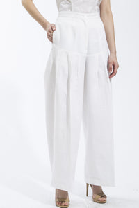 Made in NY - Fitted Yoke Wide Leg Pants (Style 1820)