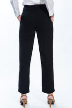Black Comfy Pants Style 3720P