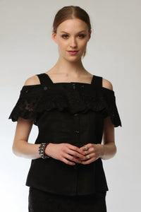 Off Shoulder Blouse   Style # 7503