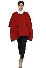 Cashmere V-Neck Cape Style #128