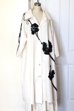 Painted lotus Coat Dress Style# 301