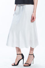 Linen Fit & Flare Skirt Style 8154