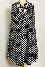 Polka Dot A-Line Dress with Neck Tie (Style# 101JK) Red/White