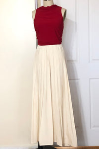 Pleated Palazzo Pants Style 206