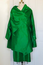 Swinging Jacket Dress Set (Style# 220DNM) Green
