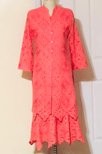 Handmade Battenberg Lace Skirt Suit (Style # 7343CS)